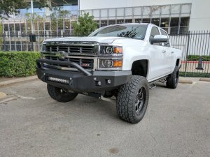 Chevrolet 1500 Front Bumper - Road Armor - Stealth with Pre-Runner Guard - Tex Blk - `14-`15